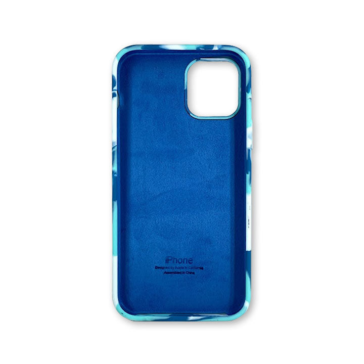 iPhone 12 & 12 Pro Water Silicone Case - Moonstone Blue