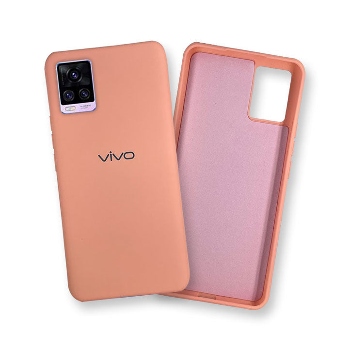 VIVO V20 Silicone Cover - Pink