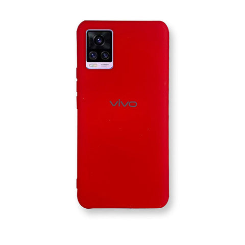 VIVO V20 Pro Silicone Cover - Red