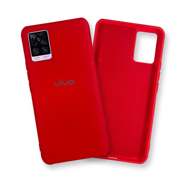 VIVO V20 Silicone Cover - Red