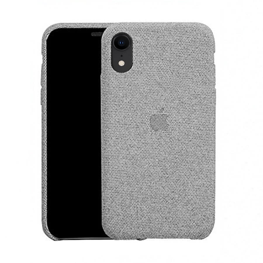 Light Grey Fabric Case - iPhone XR