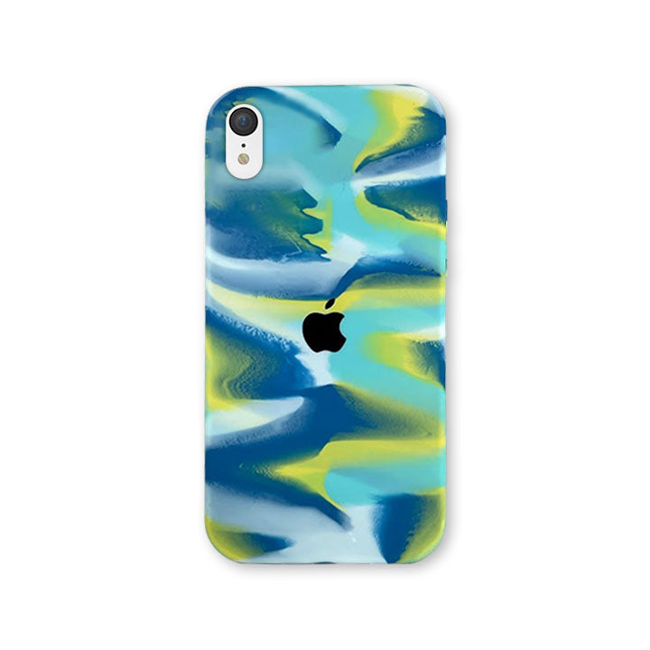 iPhone XR Water Silicone Case - Moonstone White