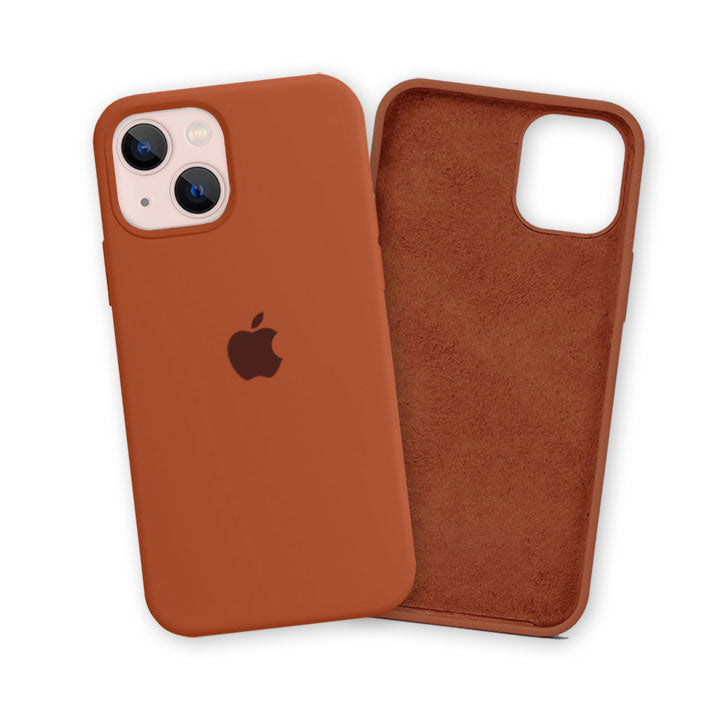 iPhone 13 Silicone Case - Brown