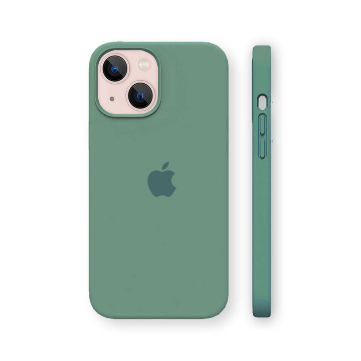 iPhone 13 Mini Silicone Cover - Pine Green