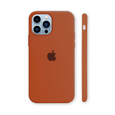iPhone 13 Pro Max Silicone Case - Brown