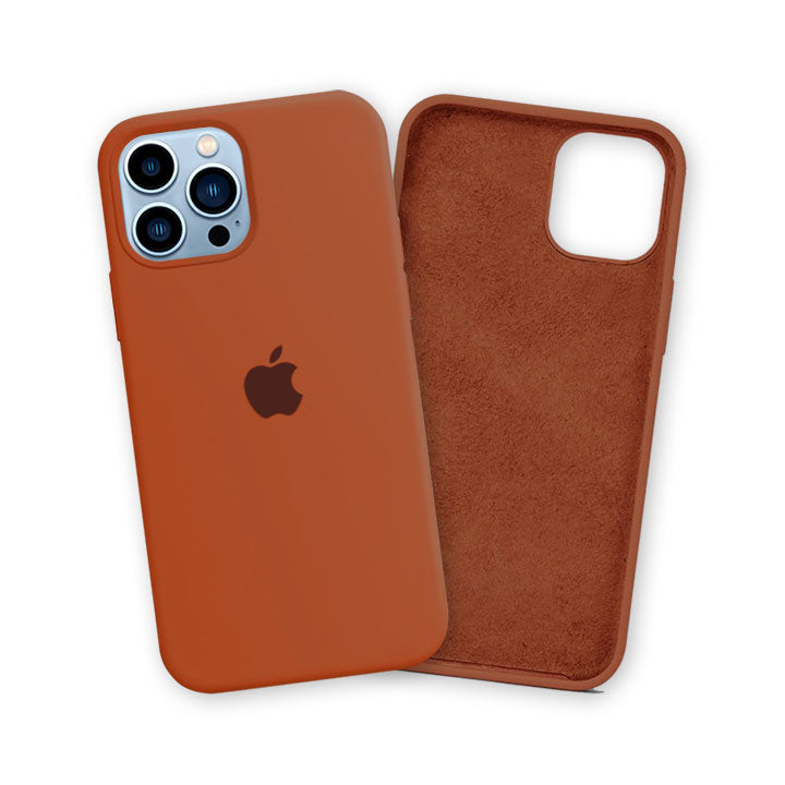 iPhone 13 Pro Max Silicone Case - Brown