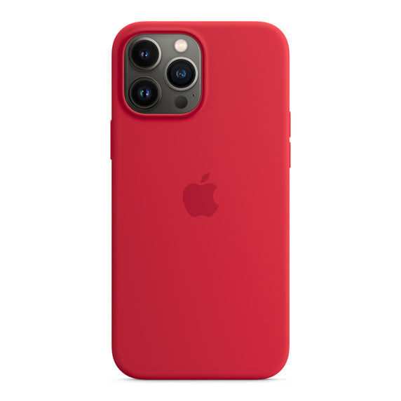 iphone 13 pro silicone case - red