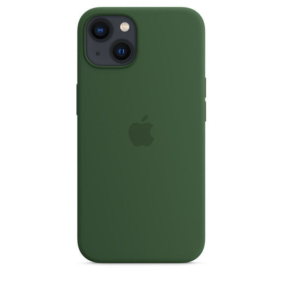 iPhone 13 mini silicone case - green