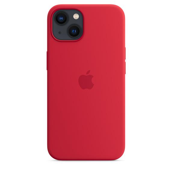 iPhone 13 mini Silicone case - red