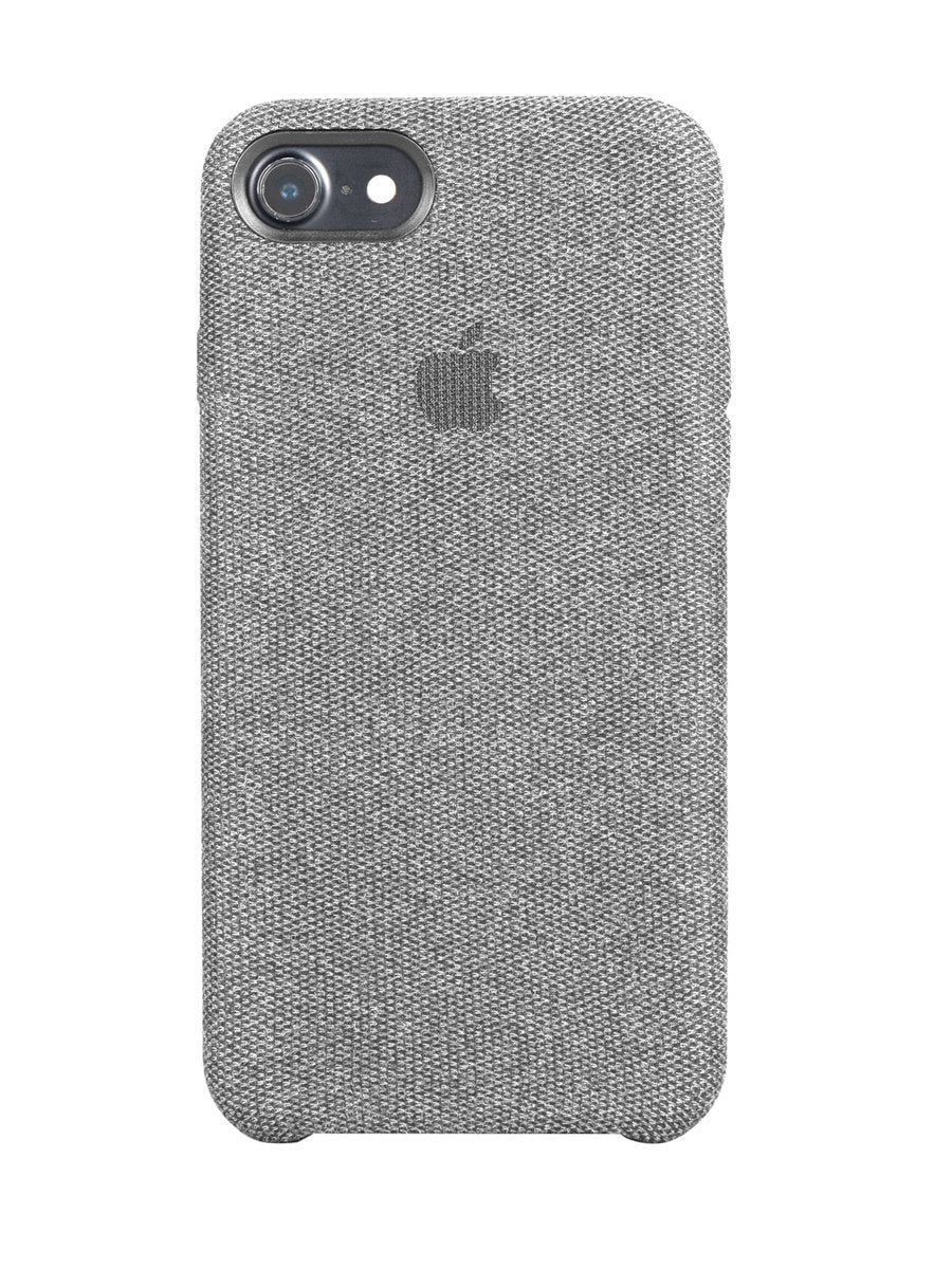 Fabric Case For iPhone 7 - Light Grey - Mobilegadgets360