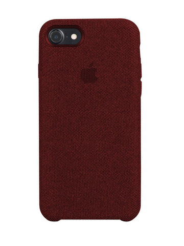 Fabric Case For iPhone 7 & 8 - Red - Mobilegadgets360