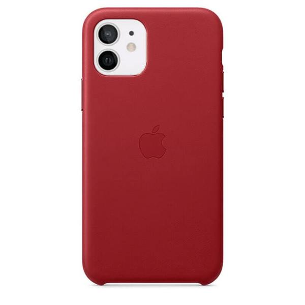 iPhone 11 Pro Max Leather Case - Red