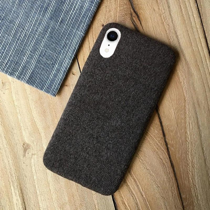 Black Fabric Case - iPhone XR - Mobilegadgets360